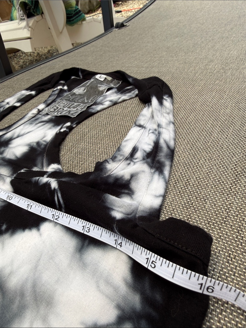 Young Fabulous & Broke Black and White Tie-Dye Maxi Dress - Picture 4 of 8